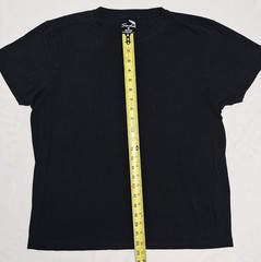 Lot of 3 – Sada Men’s Short Sleeve T-Shirt Black 100% Cotton Crew Neck Size M