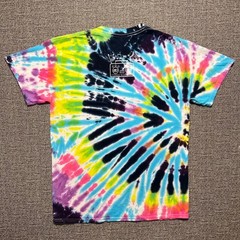 Lysergic Boombox Tie Dye Shirt Mens Medium Colortone Psychedelic Trippy Graphic