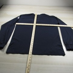 Bulwark Shirt Mens Large Blue Henley FR Fire Resistant Pocket Cat 2 Workwear