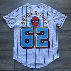 Marvel The Amazing SpiderMan 62 Baseball Jersey Double Sided Small
