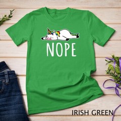 Nope Unicorn T-Shirt Nah Not Gonna Do It, Funny Lazy Gift Unisex T-shirt