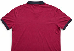 Scott James England Henley Tshirt Large Burgundy Elevated Basic Staple NEW