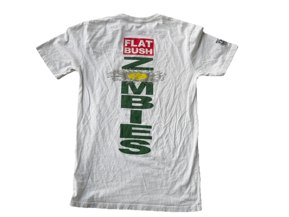 Flat Bush Zombies T-Shirt White Rap Hip Hop Graphic Tee Medium