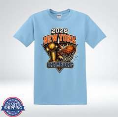 NYC Basketball Champions 2026 Victory Trophy Retro Sports T-Shirt