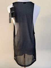 NWT Saint Laurent YSL Runway Scoop Plunging U Sleeveless Tank Top Shirt XS $1650