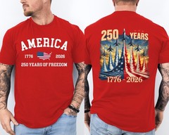 250 Years America Anniversary Fighter Jets 250th Birthday We The People 2 Sided