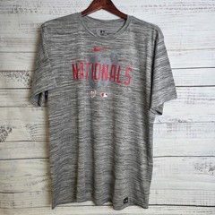 Washington Nationals Nike MLB Authentic Nike Tee Short Sleeve Shirt Mens XL Gray