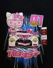 Hello Kitty Tokyo Speed T Shirt Mens Small NWT JDM Racing Graphic Black
