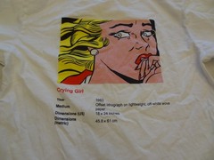 2020 Uniqlo Roy Lichtenstein Crying Girl T-Shirt Men’s Small Art
