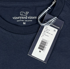 Vineyard Vines Men Short Sleeve Pocket T-Shirt Blue Blazer Size Medium (M) – NEW