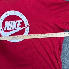 Nike Sportswear Mens 3XL Red Graphic Logo Short Sleeve T-Shirt AR5006-657