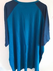 Espionage Mens 5XL Plain Big Tall Short Sleeve T-Shirt Blue Aquamarine Free P&P