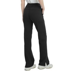 High Rise Yoga Scrub Pants Women – Straight Wide Leg Uniform Pants with Cargo…