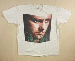 XL Phil Collins 1990 t-shirt Seriously, Live! tour May 31-Jun 24 2-sided USAmade