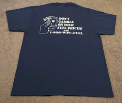 Vintage Hanes Heavyweight 50/50 Western Petroleum Blue T-Shirt Men’s L