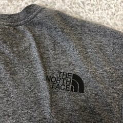 The North Face T Shirt Mens M Medium Grey Spellout Logo Walking Hiking Outdoors