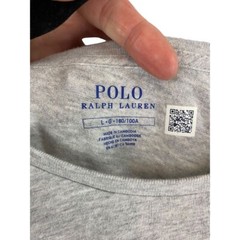 Large Polo Ralph Lauren Men’s Gray Short Sleeve Tshirt Cottton