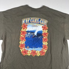 Vintage Rip Curl Surf Shirt Competition Cup 2000 Sunset Beach Hawaii USA Mens XL