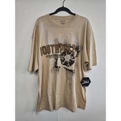 Southpole Shirt Mens XL Tan Graphic Camo Logo Authentic Collection Streetwear