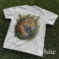 Jaguar Wildlife Jungle Graphic Comfort Tee Big Cat Animal Nature