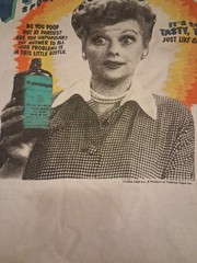 VTG I Love Lucy Vitameatavegamin 1992 CBS Promo T Shirt Sz M Single Stitch RARE*