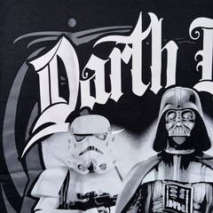 Star Wars Mad Engine Darth Vader With Storm Troopers Black T Shirt Sz L