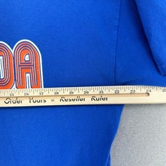 VTG Florida Gators Graphic T-Shirt Gildan Tag Blue Orange Mens XL NCAA Football