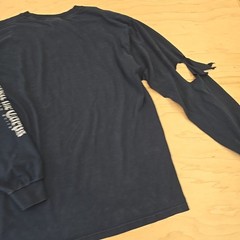 Marine Corps Long Sleeve Shirt Semper Fidelis Military Always Faithful (HOLE)