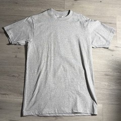 Vintage Style Shaka Wear Super Max Heavy Blank Tee Medium Gray