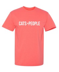 Cats are Greater Sarcastic Humor Graphic Super Soft Ring Spun Funny T Shirt