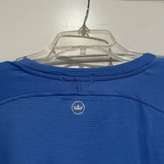 Peter Millar Beaumont Performance Crew Neck Long Sleeve Pullover Blue