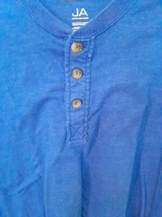 John Ashford JA Size Large Long Sleeved Blue T Shirt Nice Condition