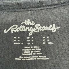 The Rolling Stones T-shirt Men M Black Graphic Print Logo .#46854