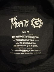 The MISFITS – Short Sleeved Black Tee Shirt T-Shirt Official NWOT – Medium