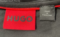 Hugo Boss Mens Black Short Sleeve Crew Neck Pullover T-Shirt Size Medium