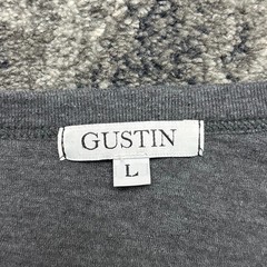 Gustin Henley Shirt Mens Large Gray Long Sleeve Button USA Made Cotton Rayon