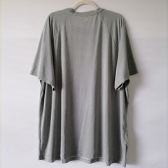 BCG Mens Gray Round Neck Short Raglan Sleeve Casual T Shirt Size 3XL