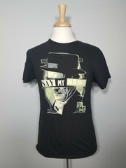 Breaking Bad Say My Name Heisenberg Mr White Men’s Black T Shirt Size Medium M