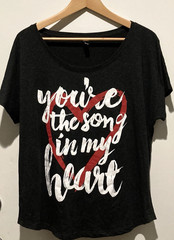 Heart Song Tee Large Savannah & Sky Give Back Collection Signature Charity Piece