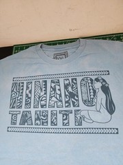 Hinano Hawaii Tahiti T Shirt Blue Tee men’s size XXL 2XL Hula Girl Graphic