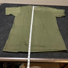 Vintage 1950s Stedman Shirt 60s Deadstock Large OG Army Green Combed Cotton USA