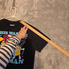 Bluey T Shirt Mens Medium 80s Retro Graphic Tee Black Cartoon Bingo Bandit