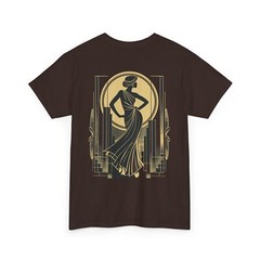 Vintage Art Deco Elegant Lady Design Shirt – Retro Glamour Inspired Tee