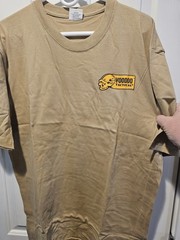 Voodoo Tactical T-Shirt Men’s XL Sand Crossed Rifles Cotton