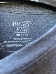 Mighty Fine Just One More Episode Shirt Mens Small Gray Binge Watching Tee S
