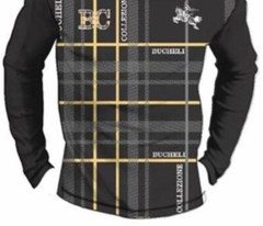 Men’s Long Sleeve Bucheli T Shirt,Italian Style,Cotton,Stretch S to XL….A9.A