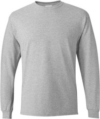 Hanes 5286 Mens Long Sleeve Essential-T Cotton Stylish T-Shirt Crewneck 2-PACK