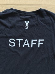 Destiny 2 Bungie Video Game Staff Black Cotton T Shirt Size Men’s Medium