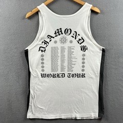 Asap Rocky Shirt Mens Large White Black Diamonds Tour Flacko Tank Top Sleeveless