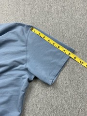 Bylt Drop Cut S/S Lux Mens Large Blue TShirt Stretch Short Sleeve Activewear